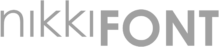 Nikki Font App logo