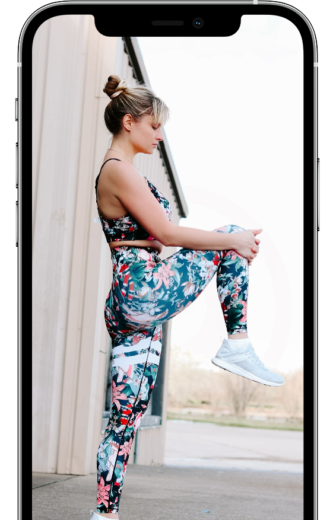 Sustainable workout programs shown on a device
