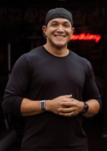 Meet Danny Saltos shown on a device