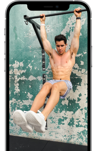 Full-body training
programs shown on a device