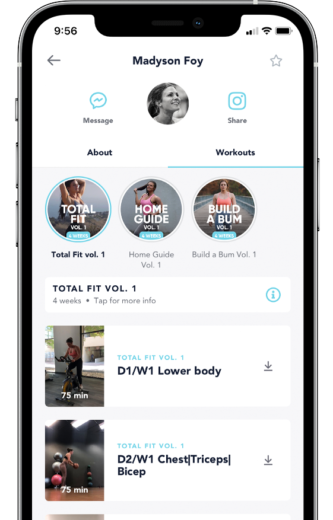 Build your best self shown on a device
