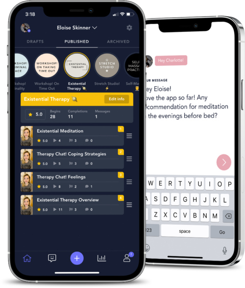 All-access pass to
premium features shown on a device